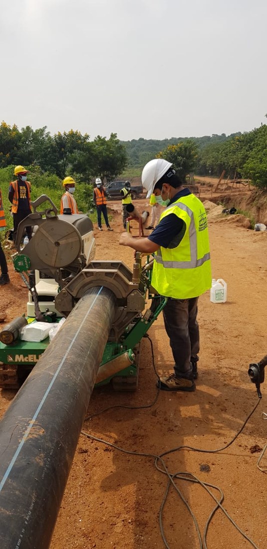 RICA campus piping installation – PPW piping work